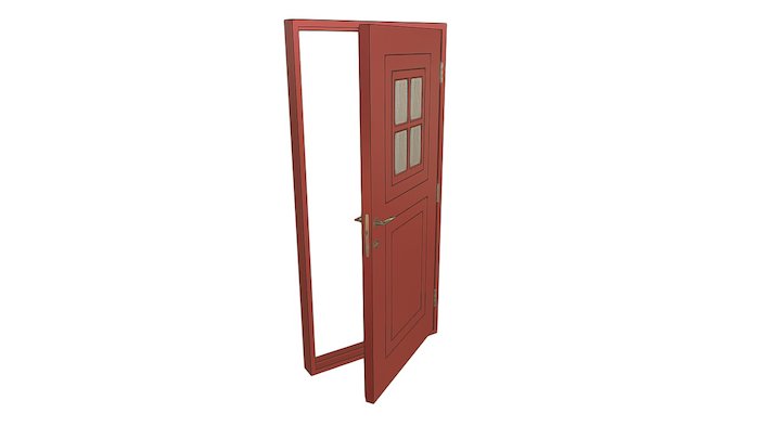 Björkäng öppen SP-kulör 3D Model