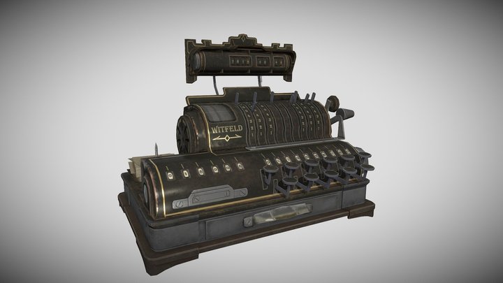 Dishonored Mechanical calculator 3D Model