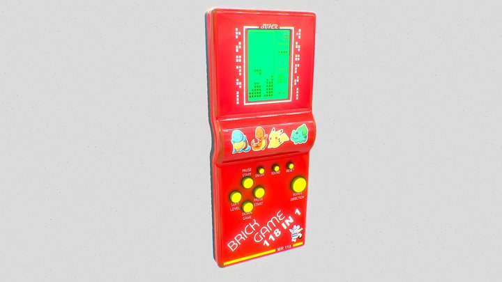 RETRO CONSOLE 3D Model