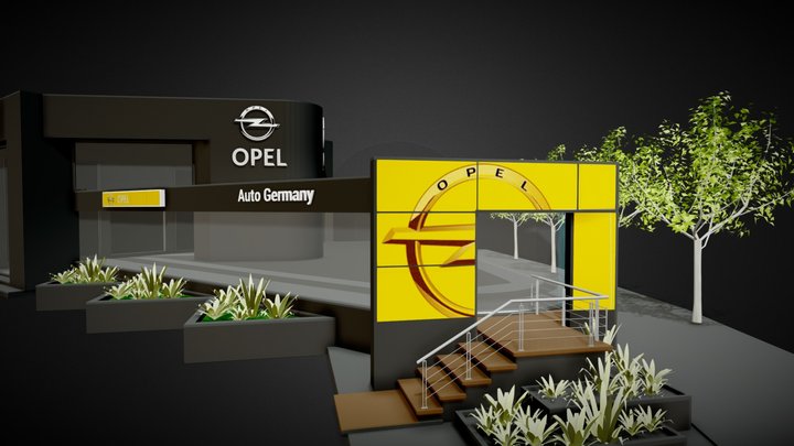 Opel Fbx 3D Model