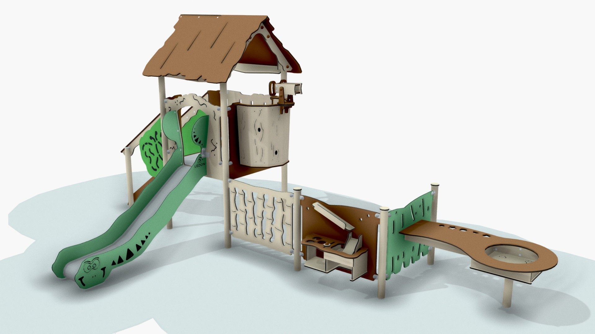 LEDON EX114 Caja — Sketchfab embed 3D viewer