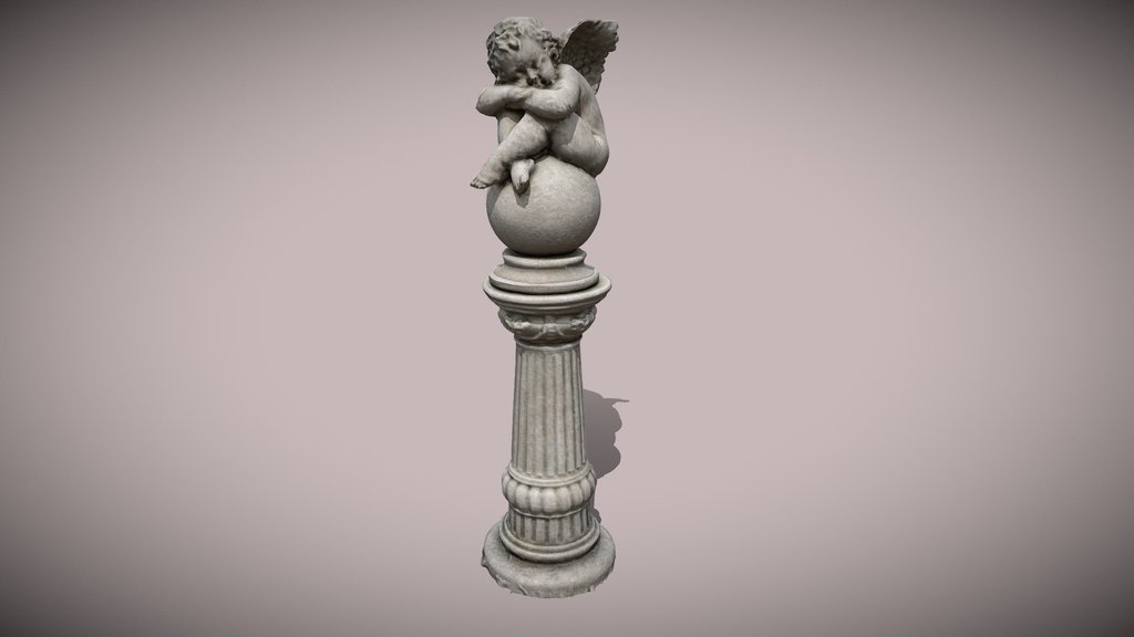 Garden Baby Angel Statue