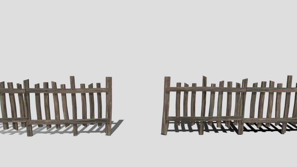 tileable old wood fence