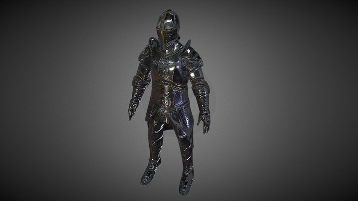 鐵盔甲 3D Model