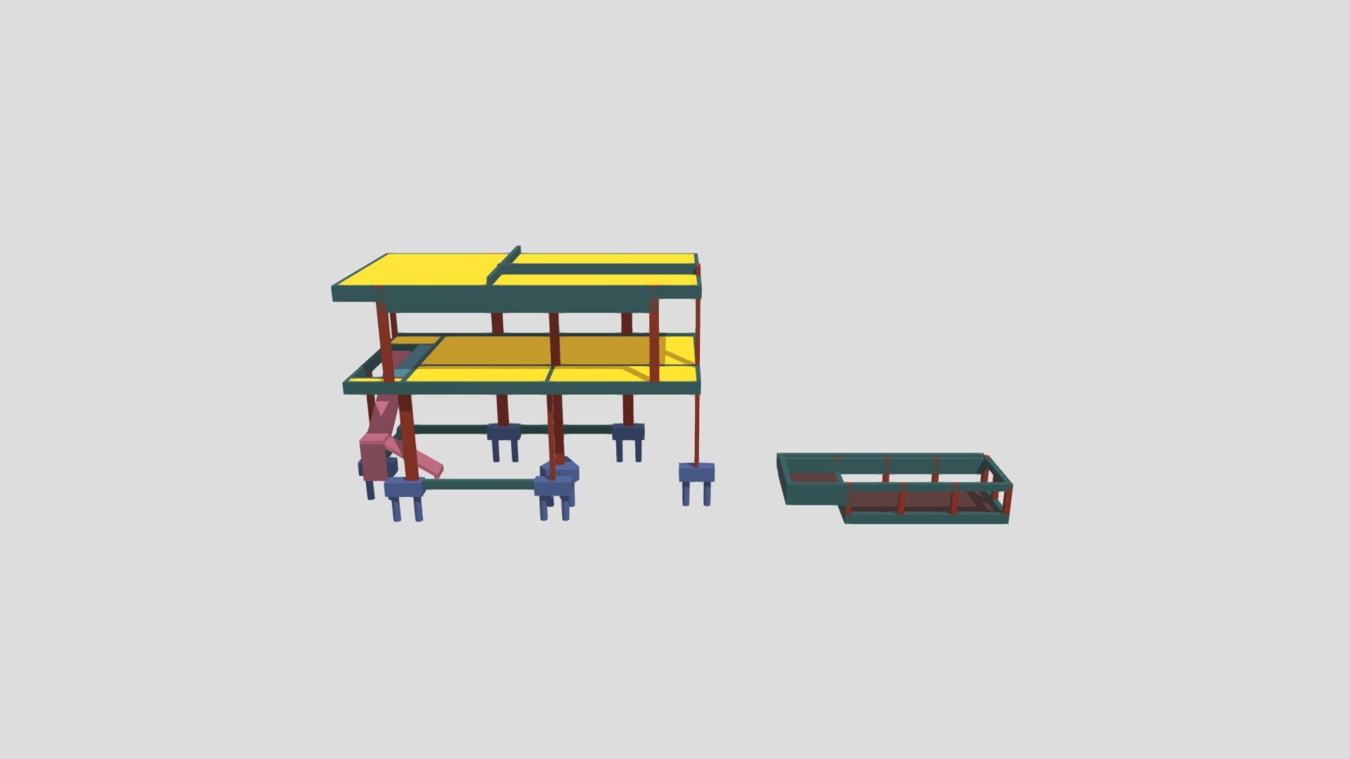 3D Residência AF - Casa De Festas