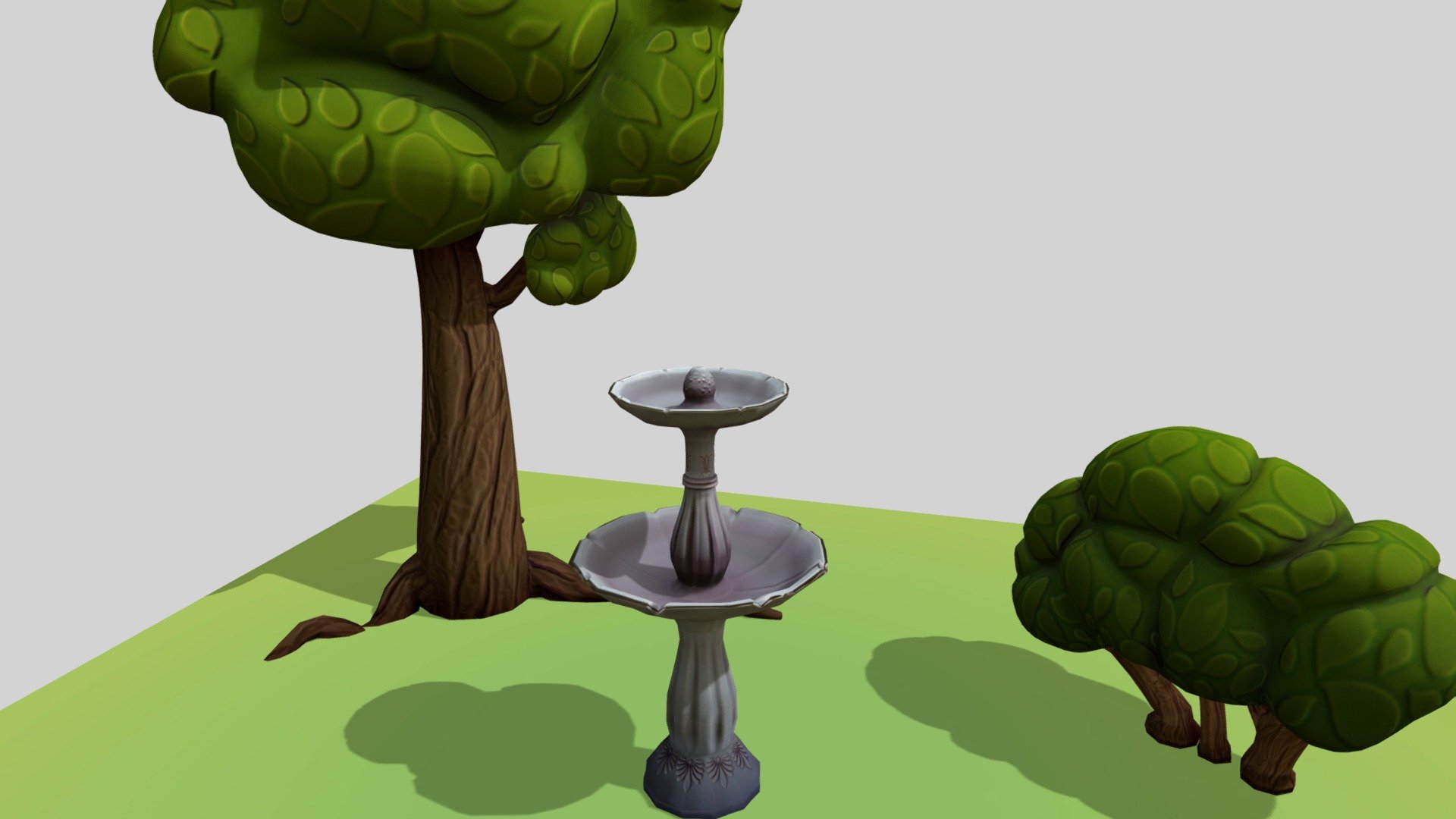 Stylised Foliage - 3D Model By Marche (@l_marche_l) [c7ff8d6] - Sketchfab