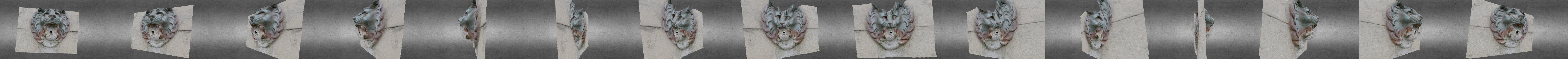 Lion Fountain 3D Model