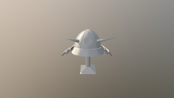 Samurai helmet 3D Model