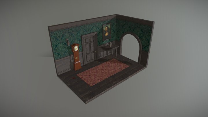 The Haunted Hallway 3D Model