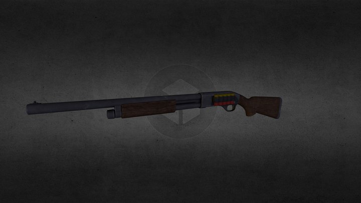 Remington 870 3D Model