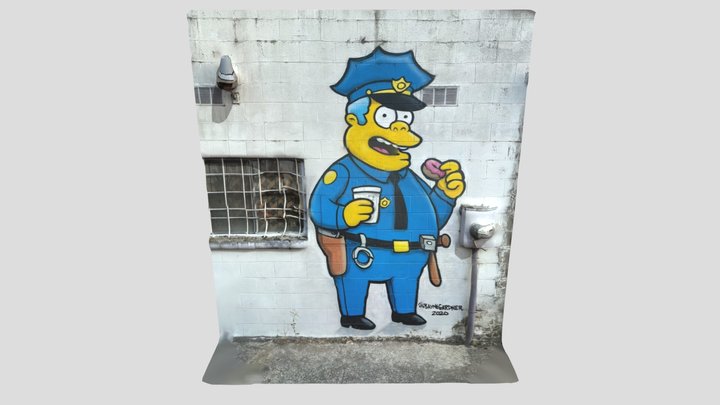 Police Chief Wiggum 3D Model