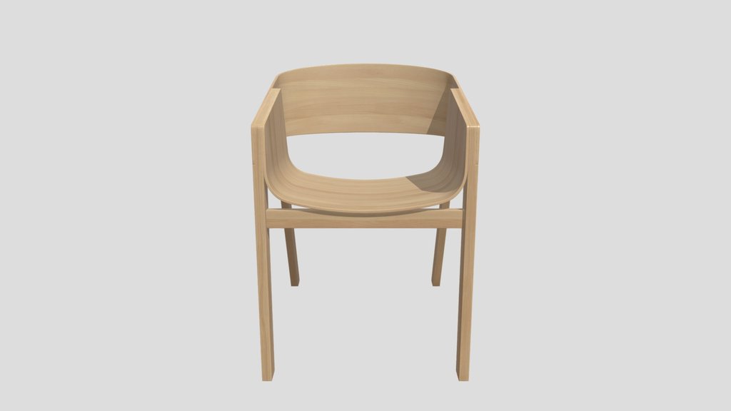 Merano Armchair B0 Natural Varnish