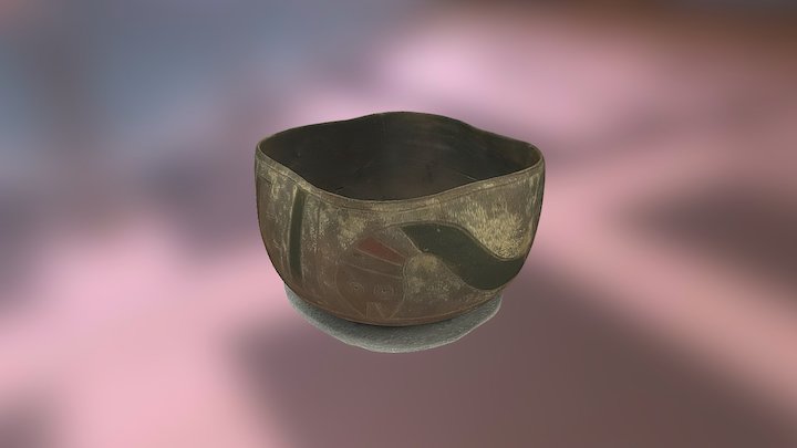 Double-headed snake bowl 3D Model