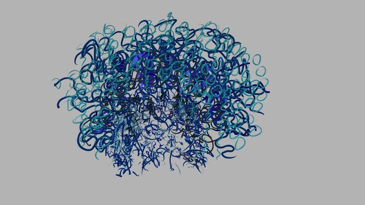 The woman with the big hair 3D Model