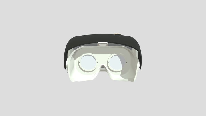 VR Headset V16 3D Model