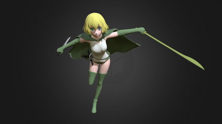 Ryu Lion, Danmachi 3D Model