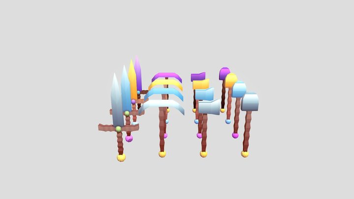 Low Poly Tools - Stylized/Cartoon 3D Model