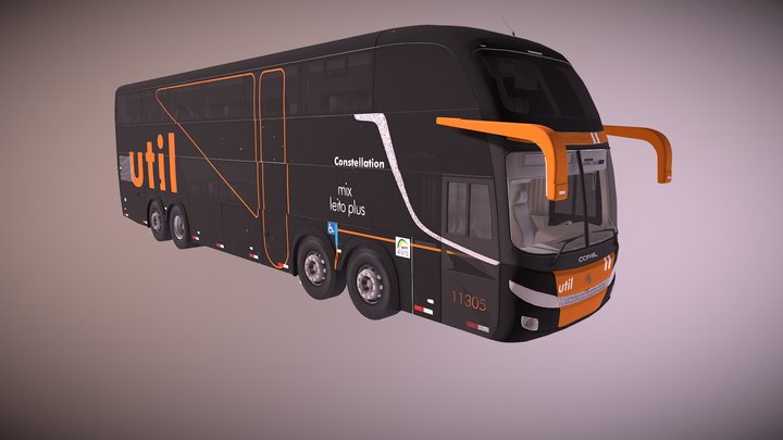 Comil Invictus DD - Volvo B450R 3D Model