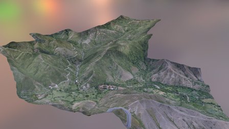 Lidar Scan Terrain 3D Model