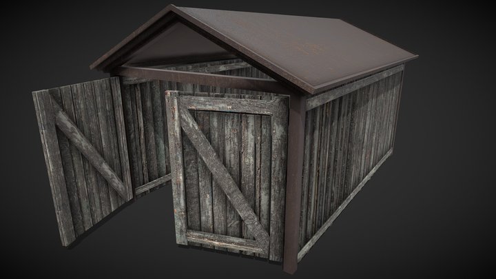 House Farm Wooden - 28MB – Gratis 3D-model STL