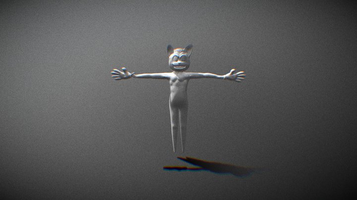 (Cartoon Cat) Trevor creatures 3D Model