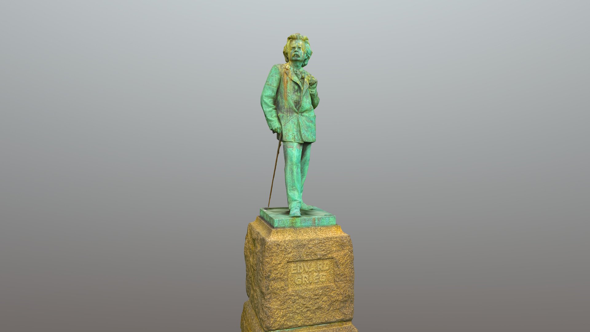 Edvard Grieg statue
