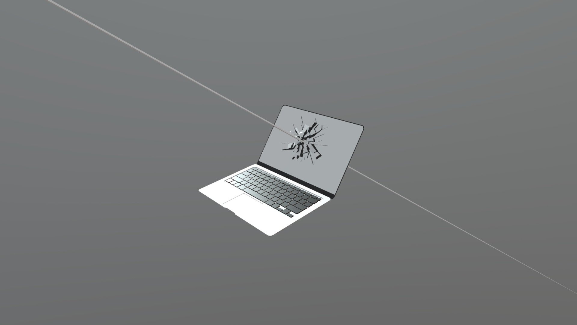 Exploding Macbook - 3D model by lazyhummingbird [c807320] - Sketchfab
