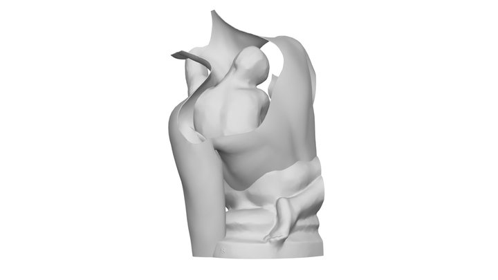 Leda med svanen & SketchUp model 3D Model