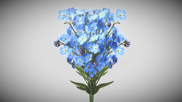 Flowers (Lowpoly) 3D Model