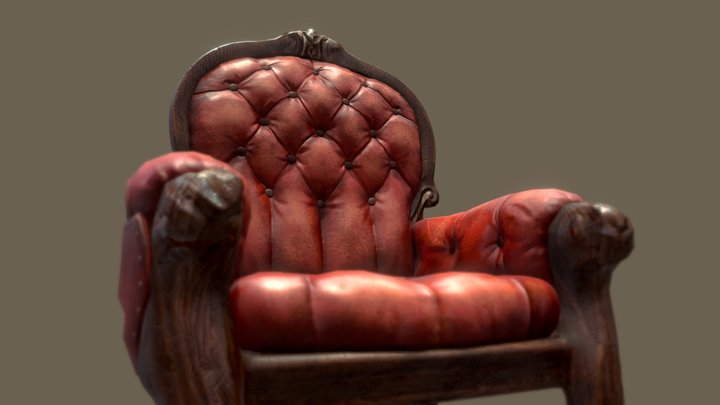 Antique Furniture 3D Model