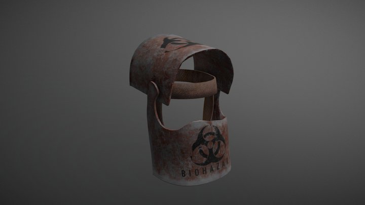 BioHazard Helmet Model 3D Model