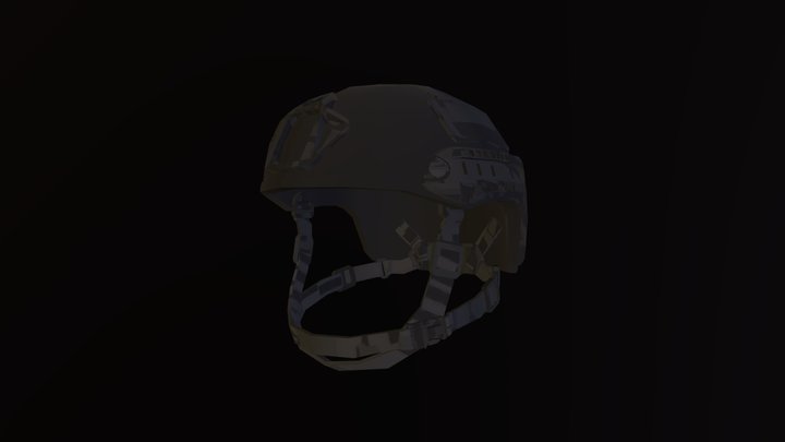 FAST Helmet 3D Model