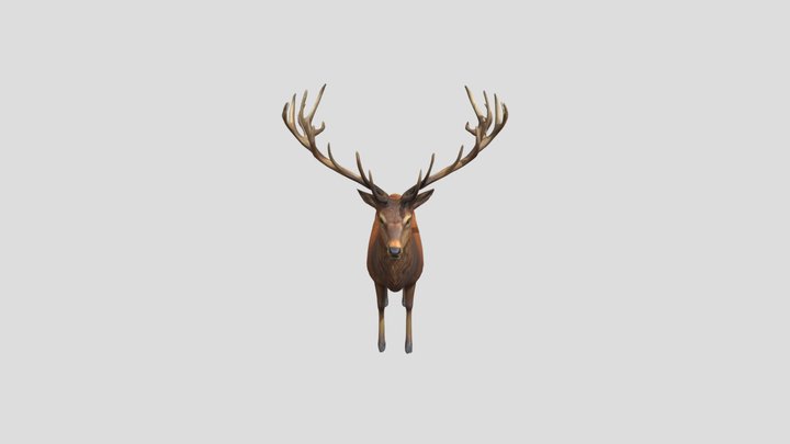 Deer God 3D Model