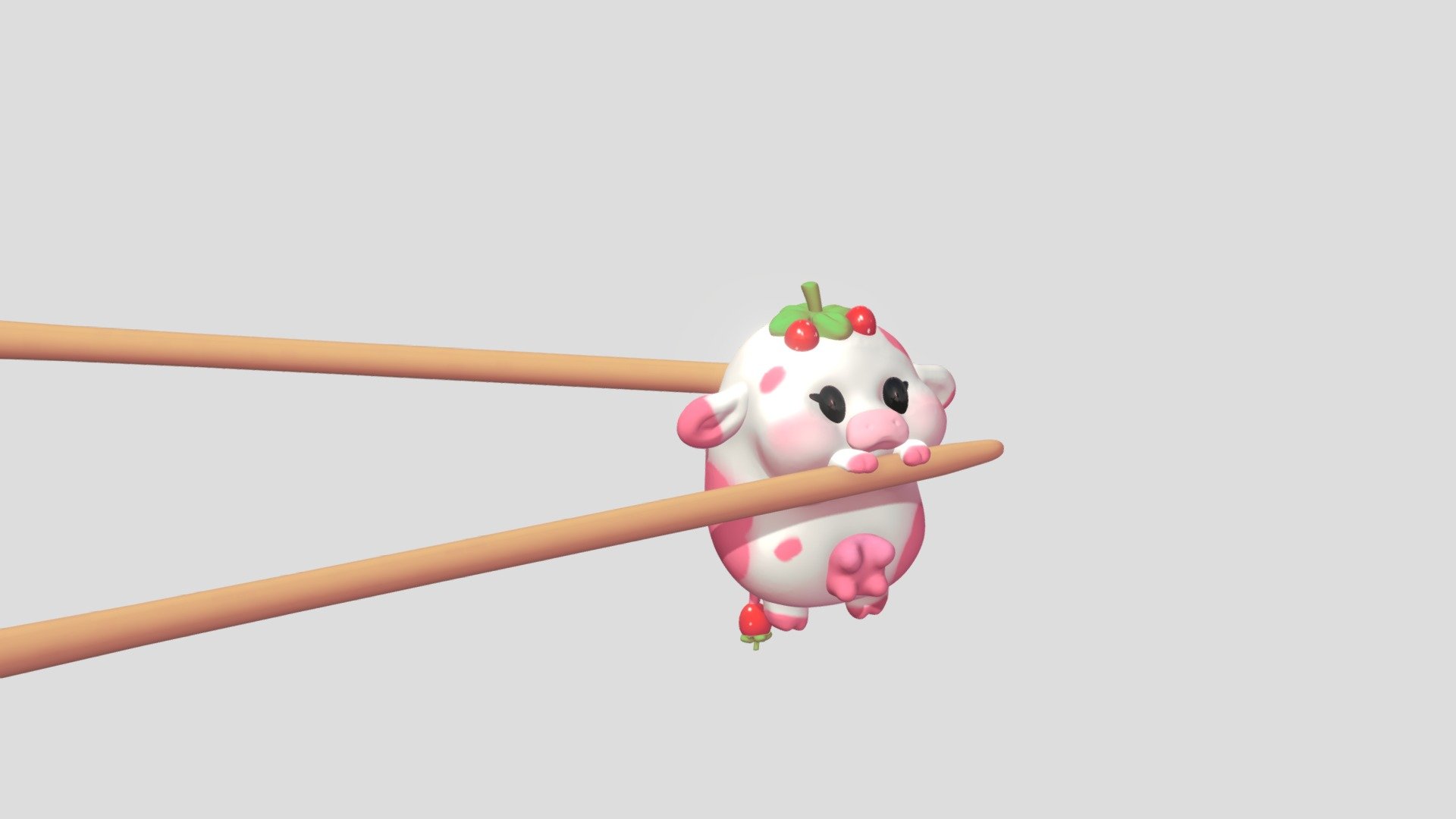 Katie Animal Crossing on Twitter Made a Strawberry Cow Pillow Pet themed  Desktop Wallpaper if anyone wants to use it strawberrycow pillowpets  strawberry cottagecore cow wallpaper httpstcos7o9tKvXcn  Twitter