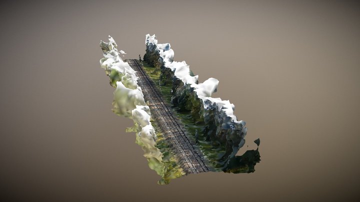 Train Tracks 3 3D Model
