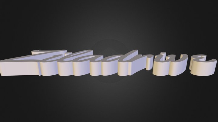 Ziladrive Logo Stl 7 27 2014 3D Model