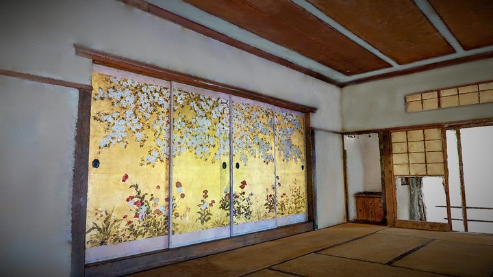 持仏堂 東京都大田区龍子記念館 Jibutsudo,Ryushi Memorial Museum 3D Model