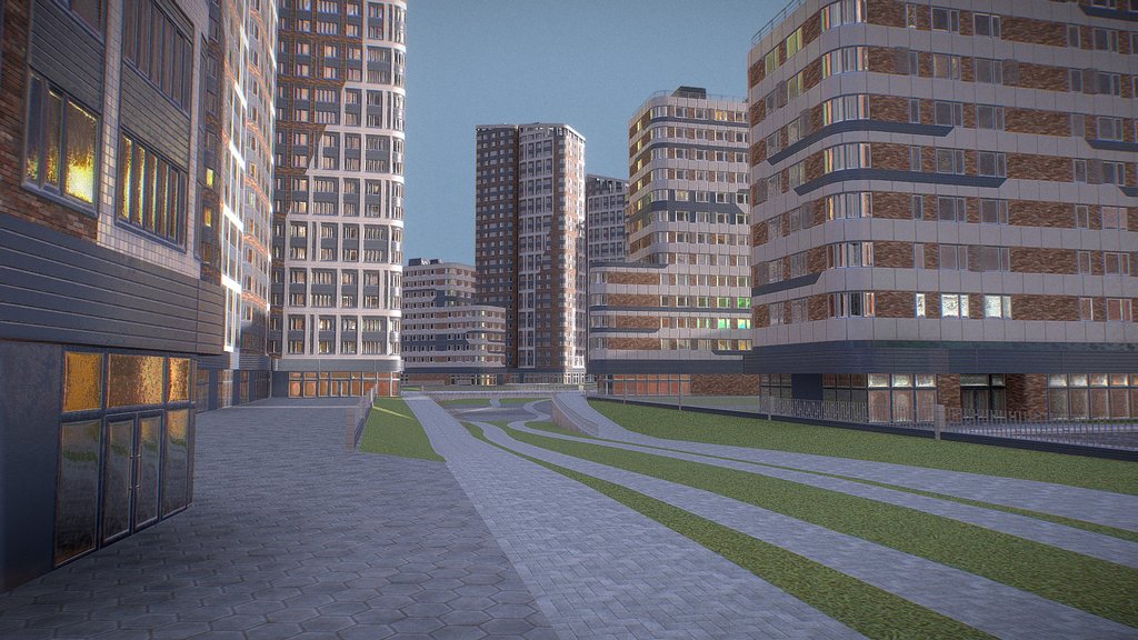 Modern City Block
