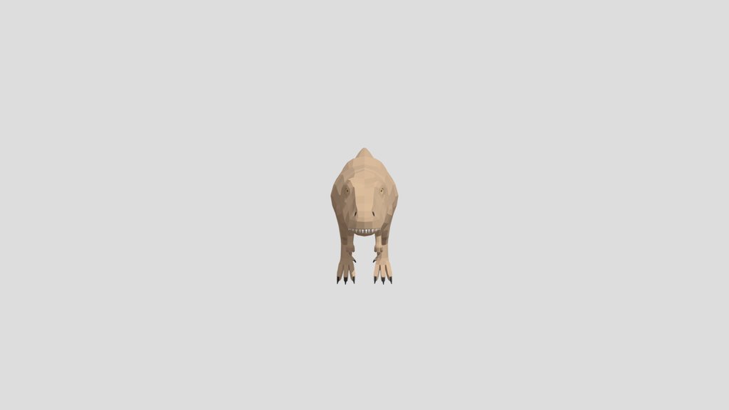Low Poly Tyrannosaurus T Rex