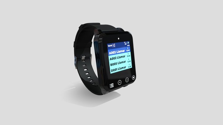 Reloj receptor de llamados Enfermeria 3D Model