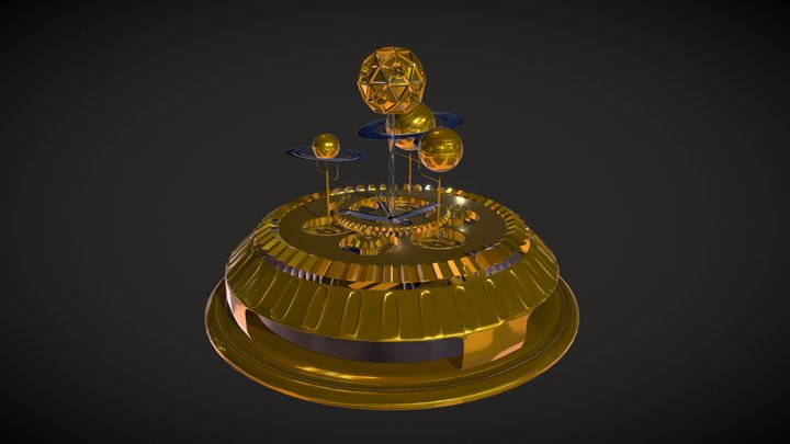 Planetary Gears 3D Model