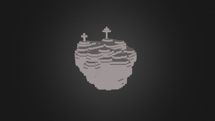 Floating Island 3D Model