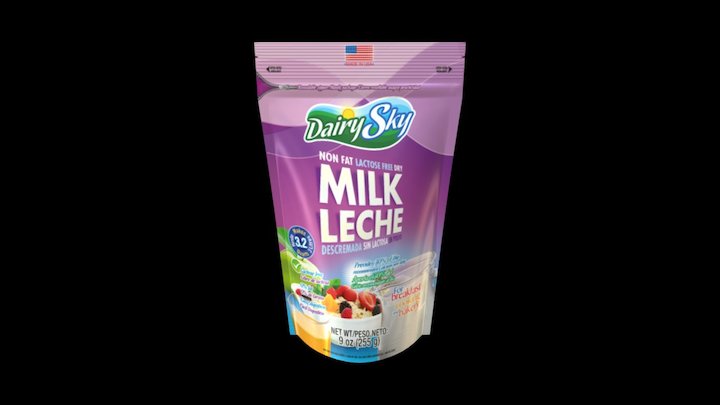 LECHE DESCREMADA DESLACTOSADA DS V2 3D Model