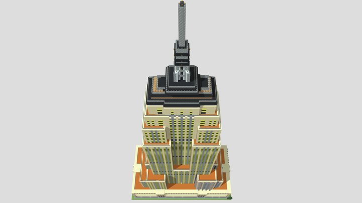 Minecraft - Empire State Building 3D Model