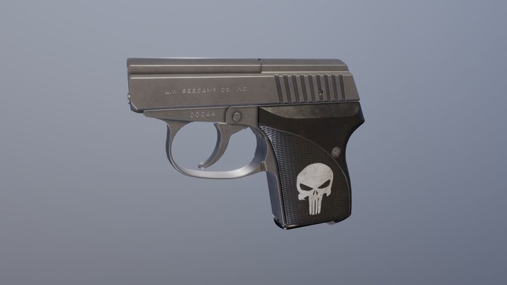 pistol Seecamp 25 acp 3D Model