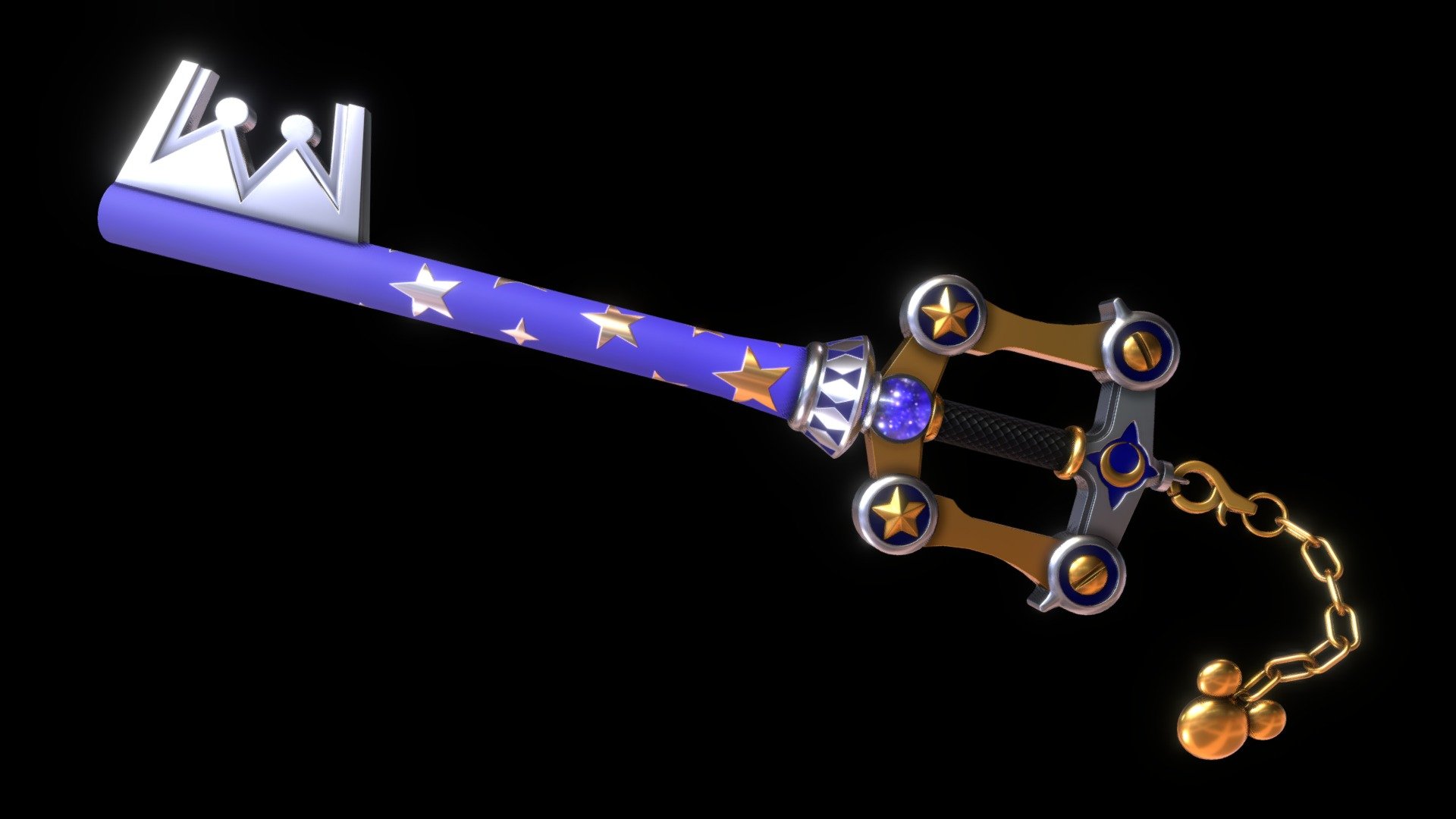 Star Cluster - Kingdom Hearts III 3D Model. 