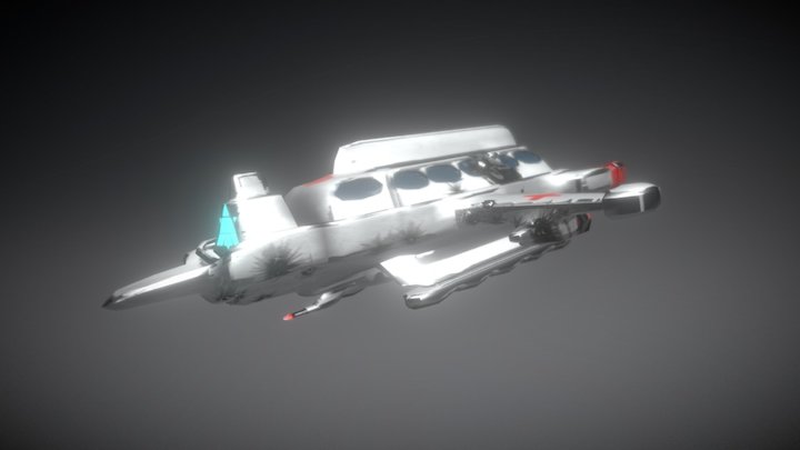 Medical Ship Animation 3D Model