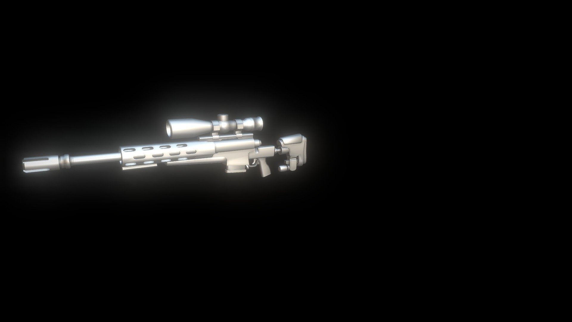 Legendary bolt action sniper rifle from Fortnite