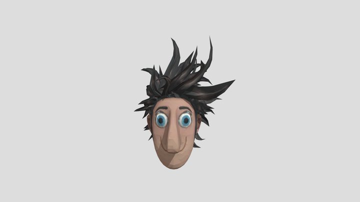 Flint Icon Head 3D Model