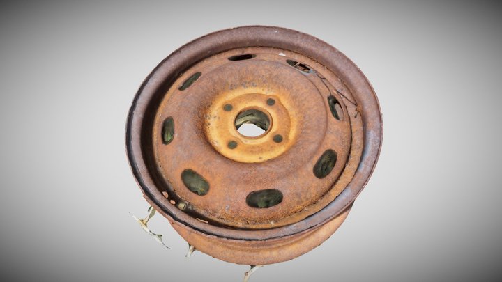Rusty rim 3D Model